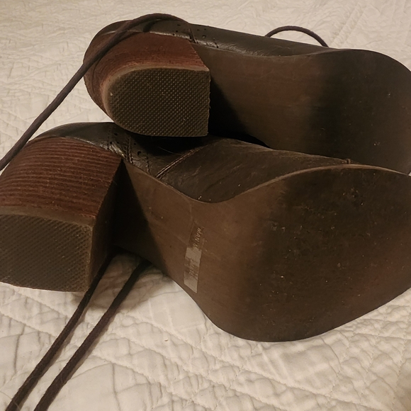 Not Rated Chocolate Brown Ankle Booties - Picture 2 of 4